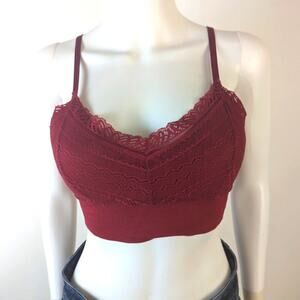 Nautica Lace Cropped Bralett - Small/ Medium